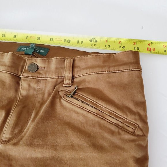 RALPH LAUREN Chocolate Zip Pocket Skinny Jeans - Picture 8 of 10